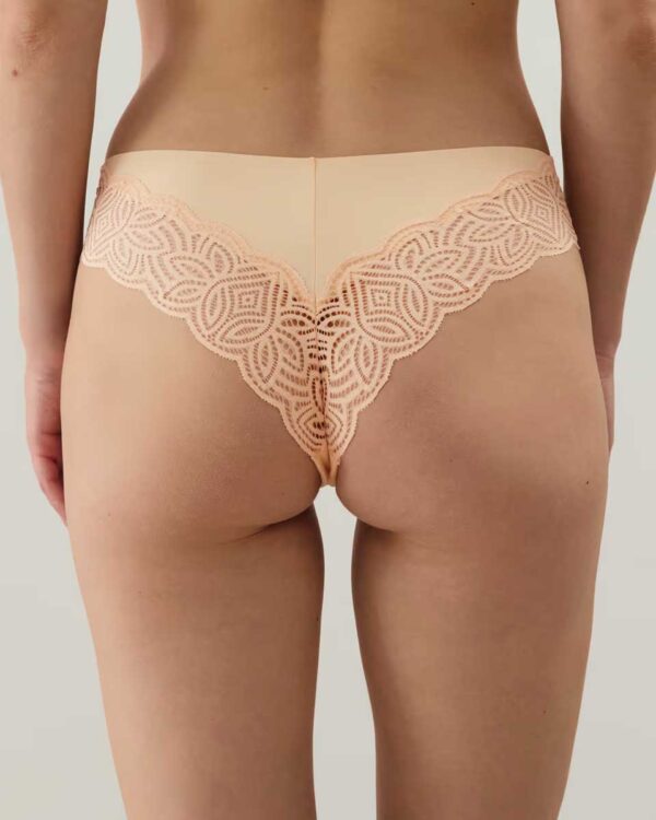 DAILIZ-CHEEKY:Microfibre and lace cheeky brief - Image 2