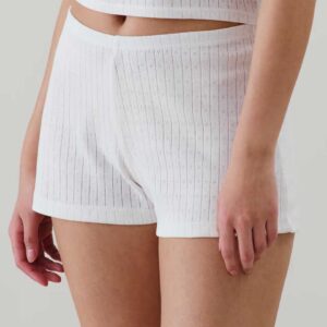 ALLDAYIZ-SHORT:Pointelle shorts