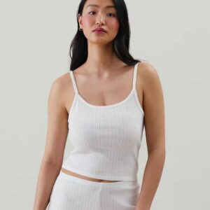 ALLDAYIZ-TOP:Pointelle top