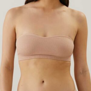 TULIPANIZ-BANDEAU PAD BRETELLES:Seamless bandeau bra