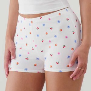 NEWJUTIZ-SHORT:Jersey shorts with patterns