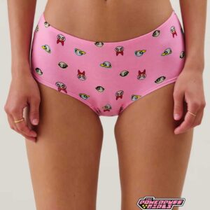 SHORTIZ POWERPUFFGIRLIZ-LOT DE SHORTY:Straight-leg gingham trousers