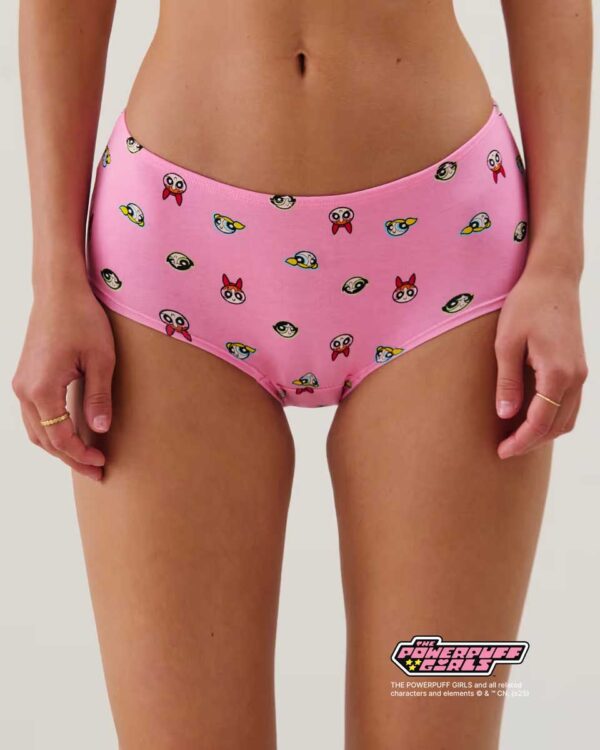 SHORTIZ POWERPUFFGIRLIZ-LOT DE SHORTY:Straight-leg gingham trousers