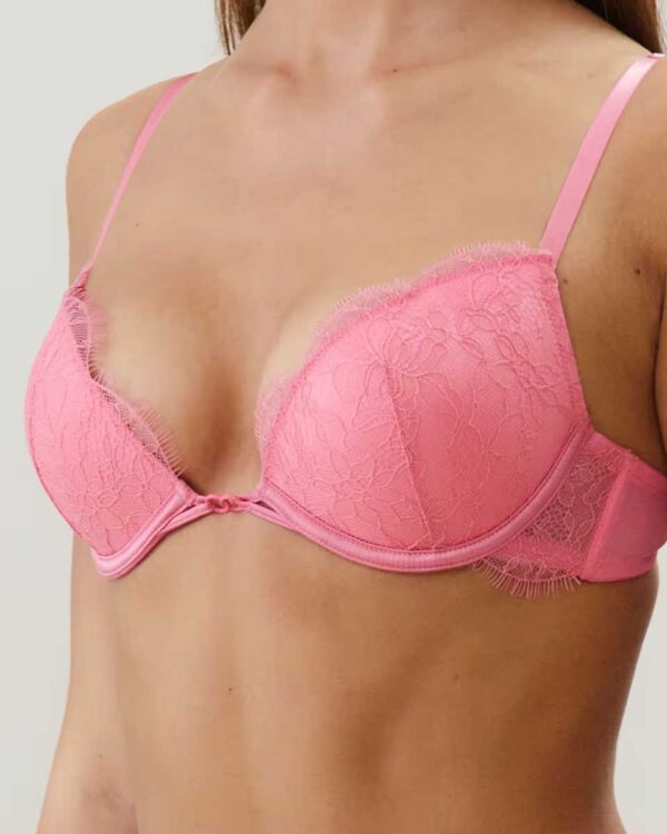 LACEGLACIZ-PUSH:Lace push-up bra: