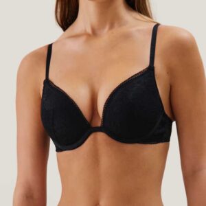 NEW REVOLTIZ-PUSH PLUNGE:Lace push-up bra