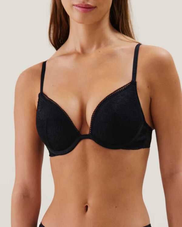 NEW REVOLTIZ-PUSH PLUNGE:Lace push-up bra