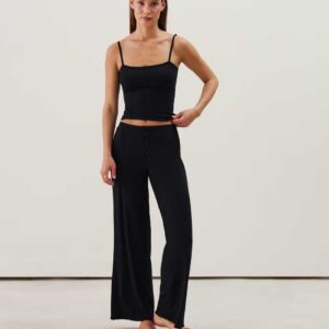 CORAYIZ-PANT:Straight jersey trousers