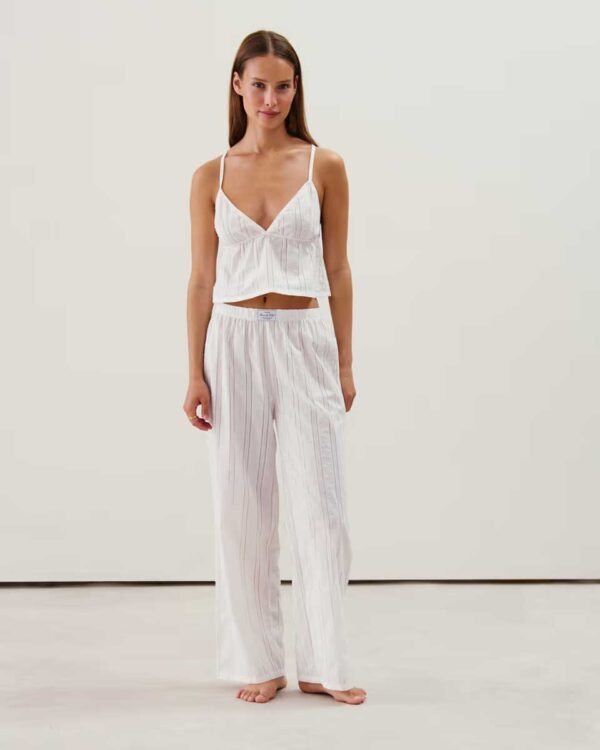 PLUMETIZ-PANT:Straight cotton trousers