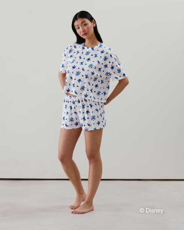 BLUESTITCHIZ-SET:Stitch T-shirt and Shorts Set