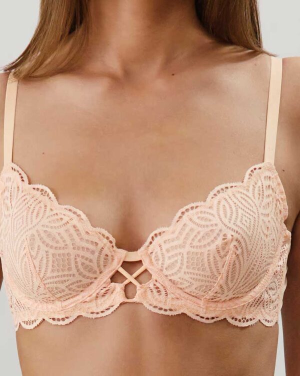 DAILIZ-CORBEILLE - Lace balconette bra - Image 3
