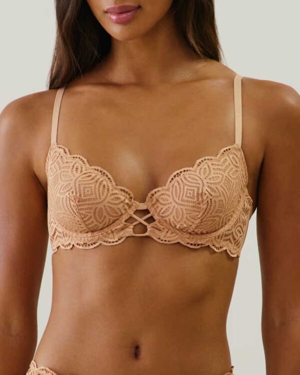 DAILIZ-CORBEILLE - Balconette lace bra