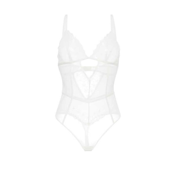 ROMANCIZ-BODY SA - Embroidered mesh bodysuit - Image 3