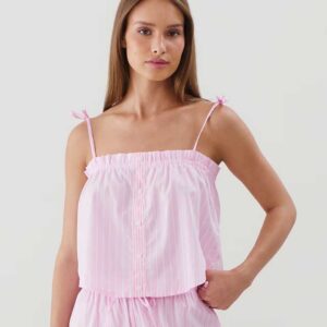 SEASTRIPIZ-TOP - Striped cotton top