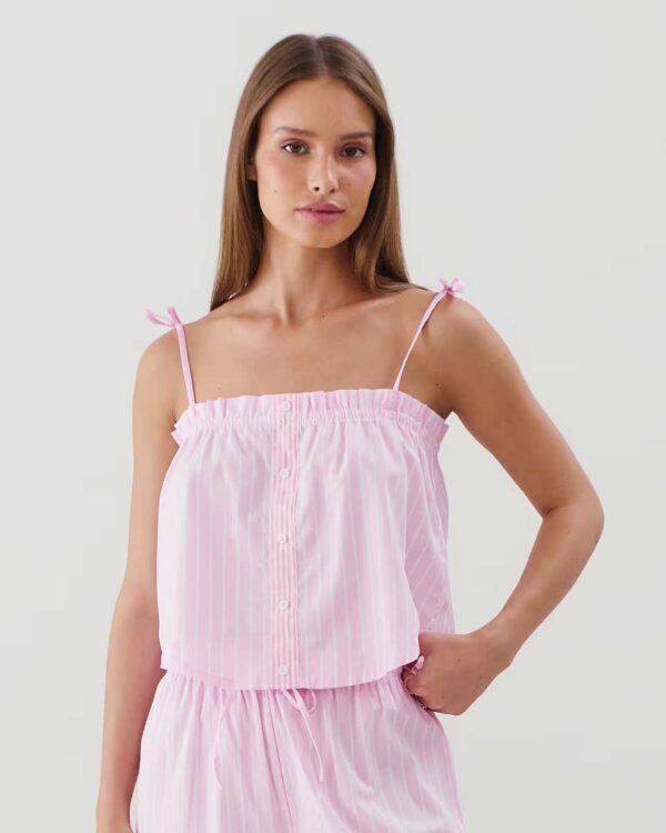 SEASTRIPIZ-TOP - Striped cotton top