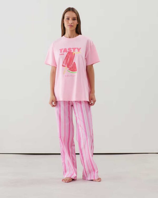 SUMMERGRAPHIZ-PANT - Straight-leg patterned pants